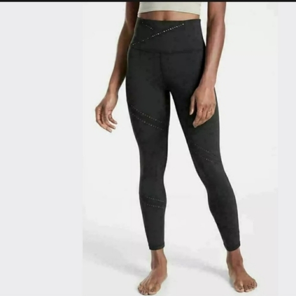 Athleta Pants - Athleta It's A Wrap 7/8 Tight Gray Leggings Size Extra Small